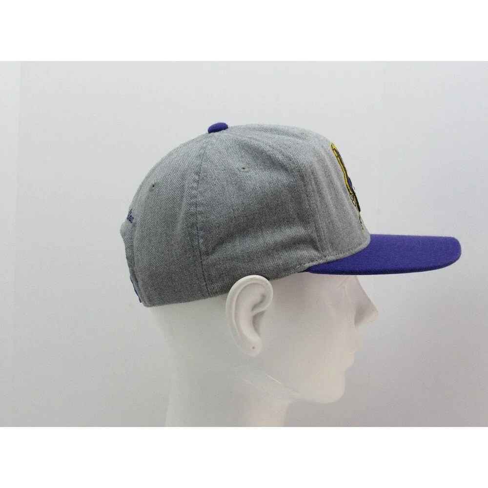East Carolina Pirates Adidas Snapback Baseball Cap Men's One Size Grey Purple